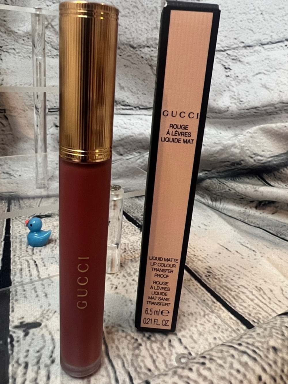 Gucci Matte Liquid Lipstick in Mildred Rosewood